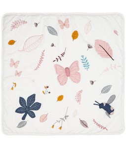 ACTIVITY PLAY MAT - OCS PRESSED LEAVES ROSE