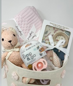 Cuddle Bear Gift Basket