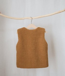 Teddy Vest - Cinnamon