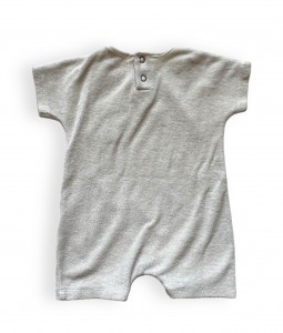 RUBI - Terry Romper - Clay