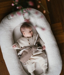Baby lounger Malmo pebble