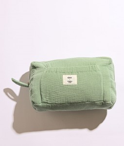 Toiletry Bag - Green Lilly