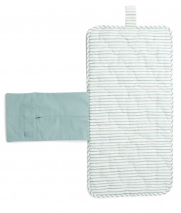 Striped On the Go Portable Changing Pad - Deep Sea