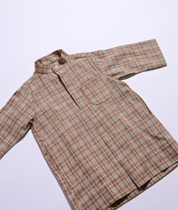 Brown Checkered Dishdasha