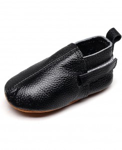 Black Closed Leather Shoes