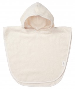 Bath poncho Dijon organic - Warm White