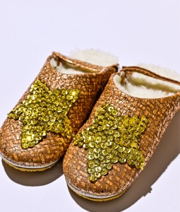 Sheep Bricks Glitter Gold Star