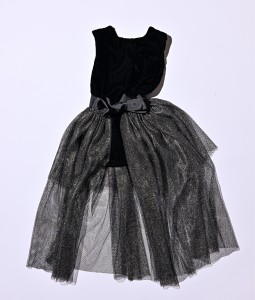 Velvet Dress with Detachable Tutu - RM07