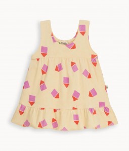 Pink Beach Hut Towelling Sun Dress