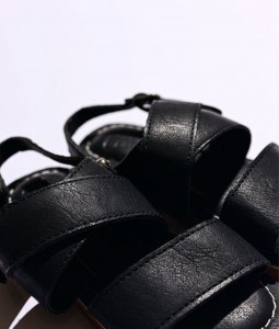 Sandal Black Criss Cross