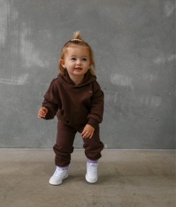 Quinn Hoodie Tracksuit - Cocoa/Latte