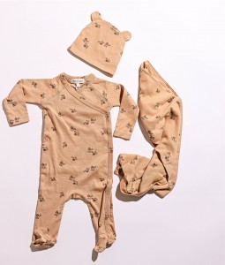 Floral Printed Baby Set