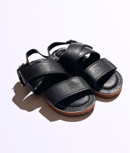 Sandal Black Criss Cross