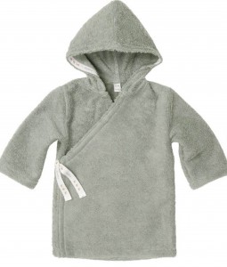 Baby bathrobe Dijon Daily - Shadow Green