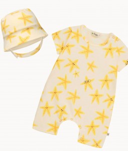 Starfish Shortie & Sunhat Set