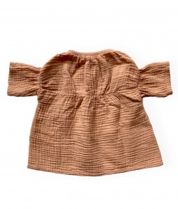 D E Z - muslin dress - Toast