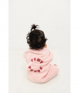 Otto Puff Circle Logo Romper - Pink