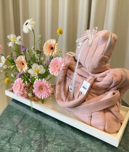 Rose Pink Flower Gift Set